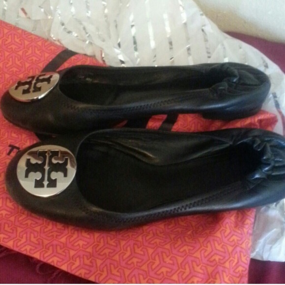 Tory Burch Reva Flats black leather - Picture 2 of 4